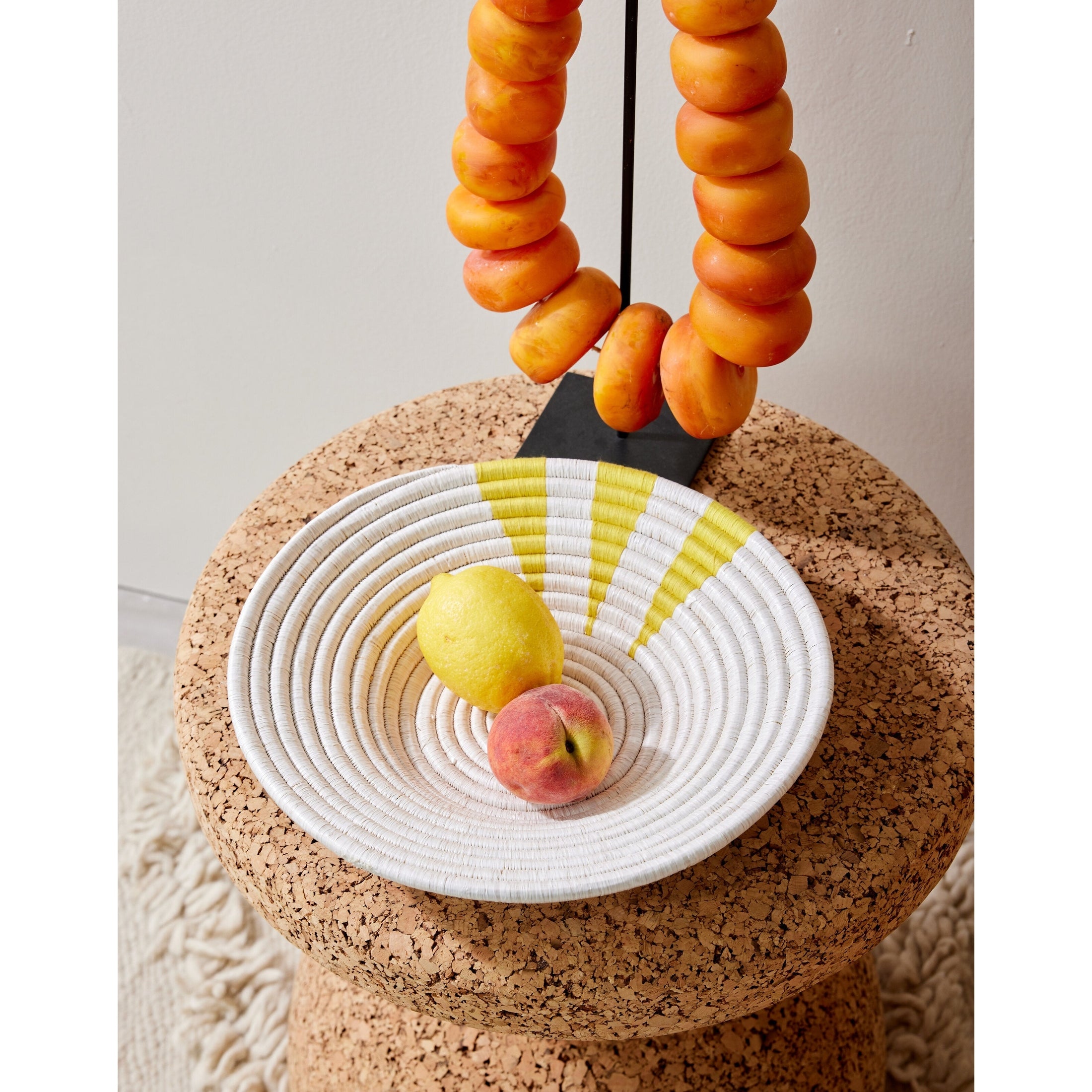 Moja Yellow Wall Basket