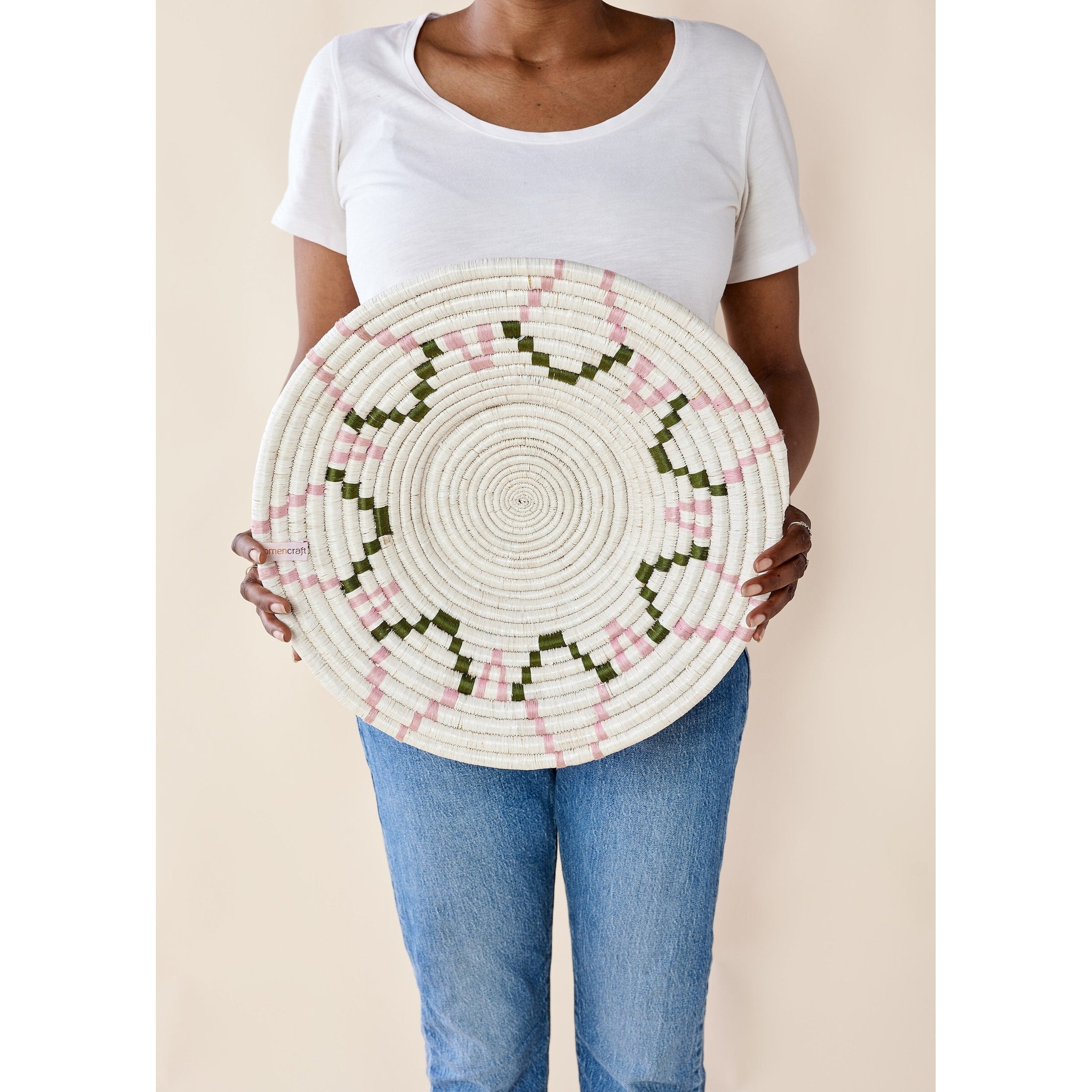 Mosaic Sunburst Wall Basket