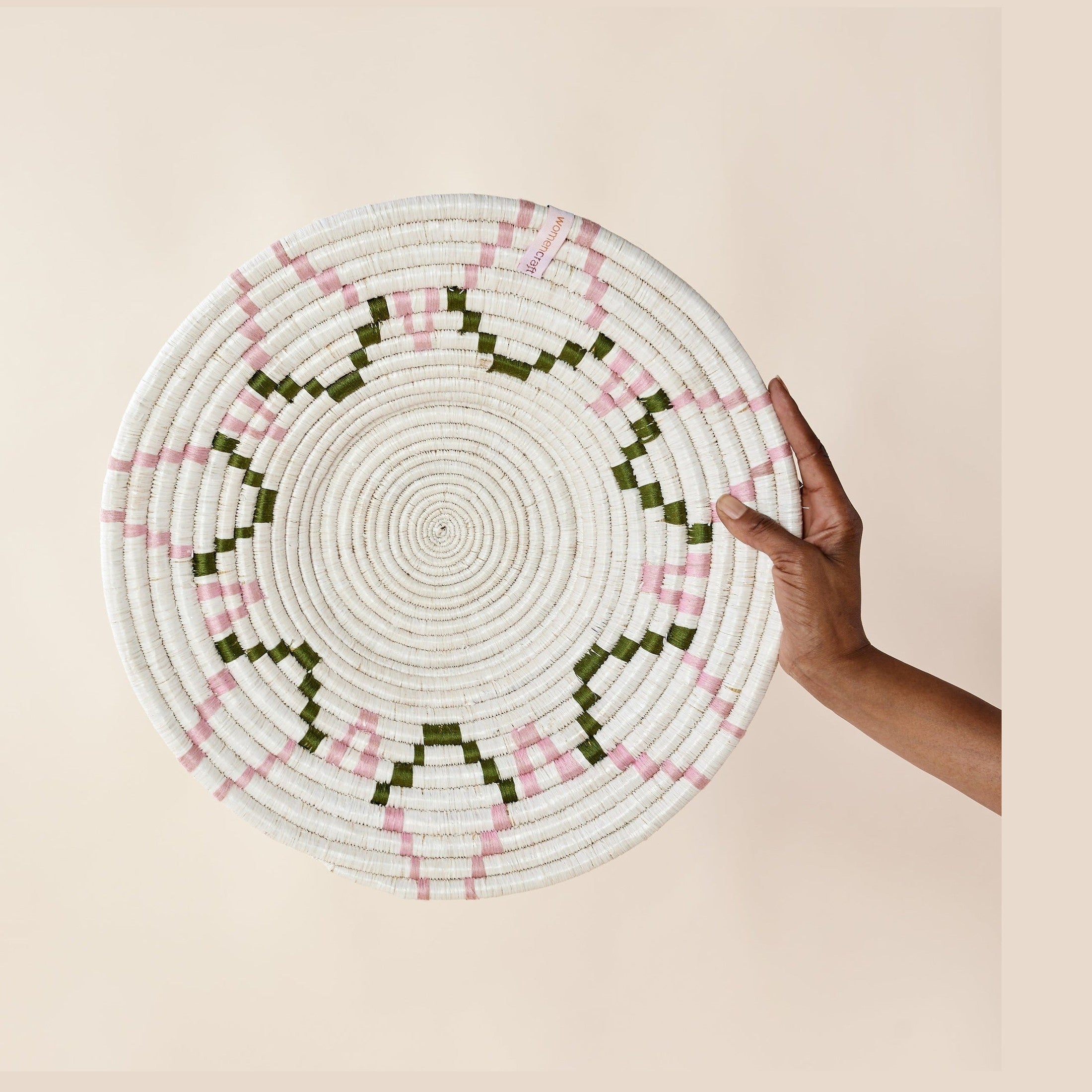 Mosaic Sunburst Wall Basket