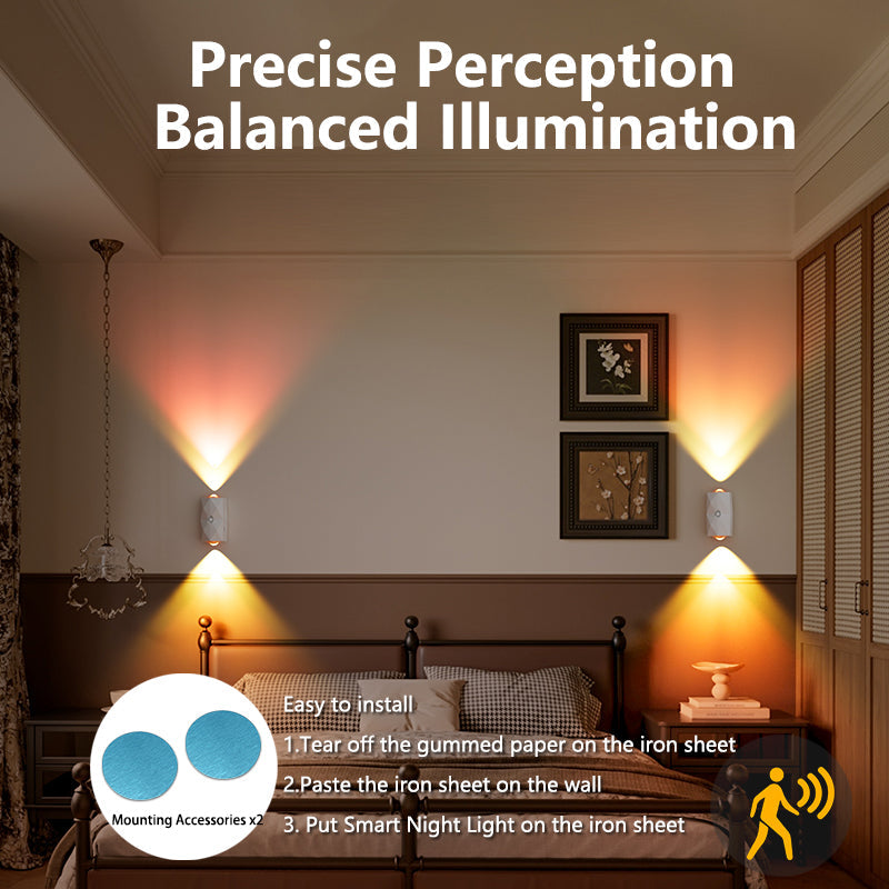 Motion Sensor Night Light USB-C Dimmable | Stellabliss