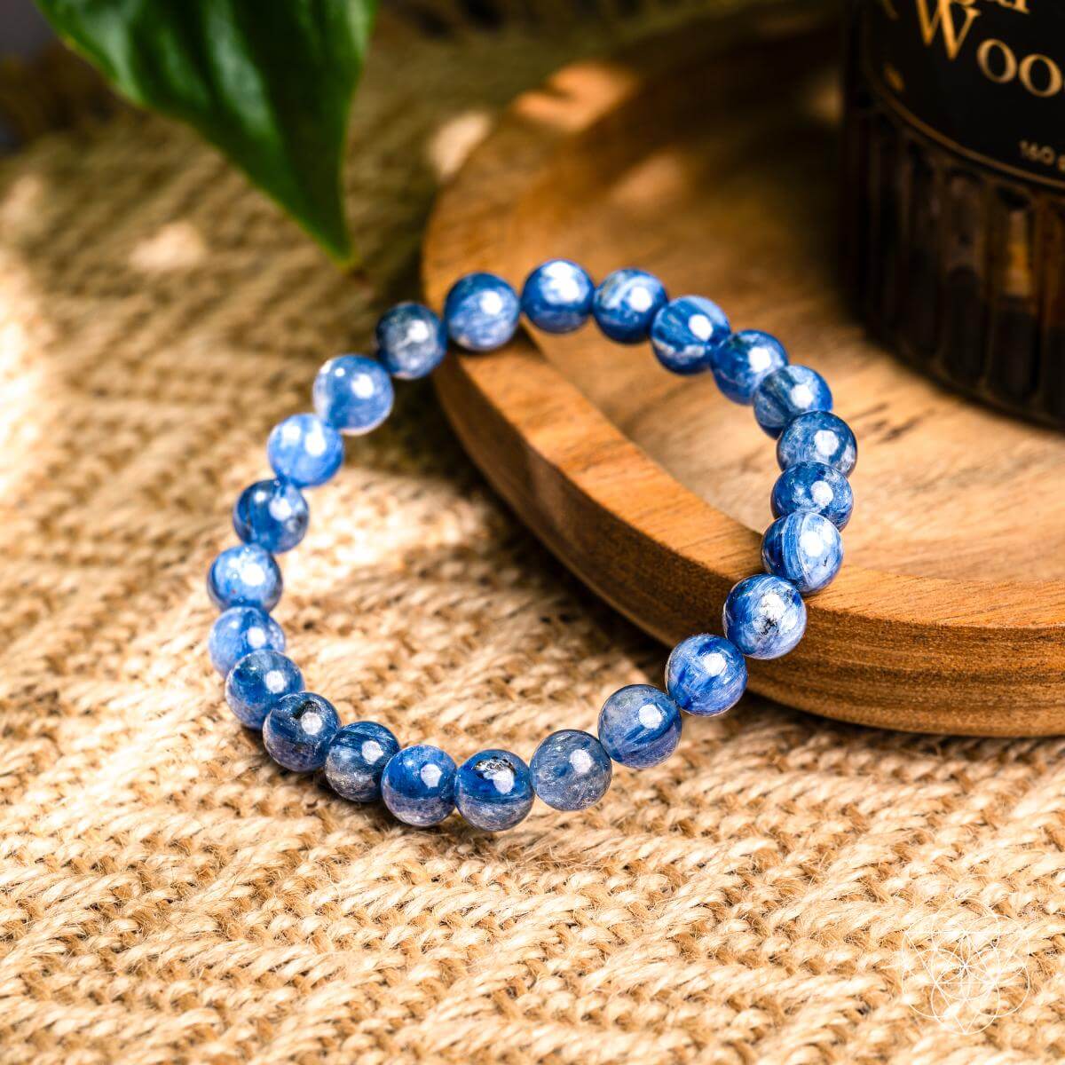 Natural Kyanite Bead Bracelet Statement | Conscious Items
