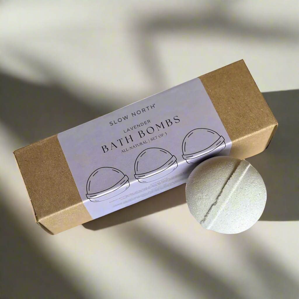 Natural Lavender Soothing Bath Bombs | DC-Slow North