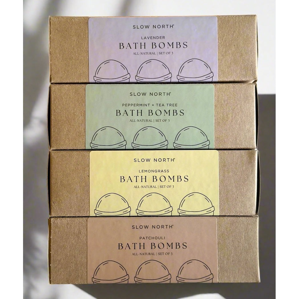 Natural Lemongrass Scent Bath Bombs | DC-Slow North