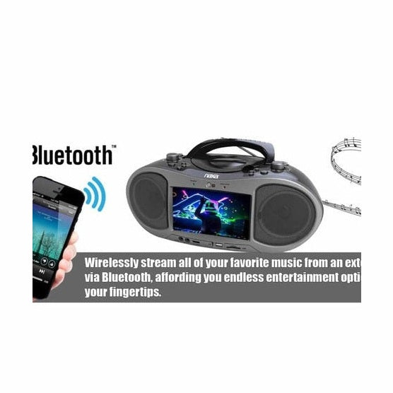 Naxa 7" Bluetooth DVD Boombox