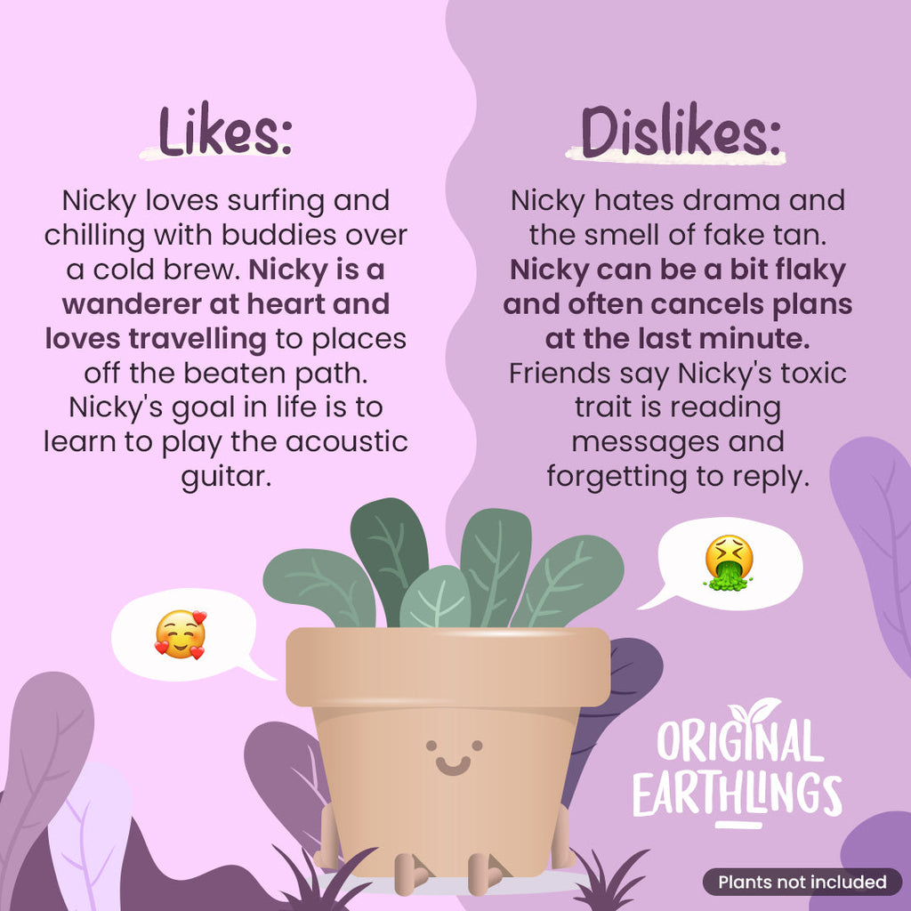 Nicky: Legs Out Plant Pot by originalearthlings