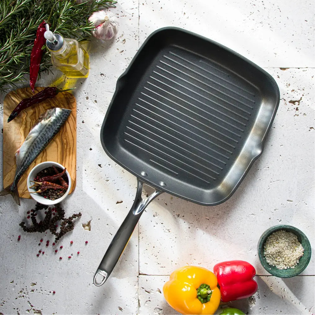 Non-stick Square Grill Pan by CRISTEL USA