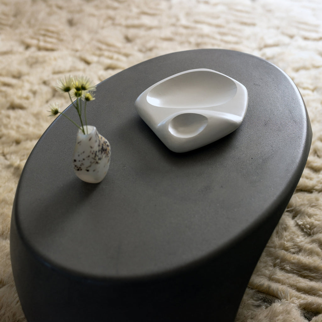 Nook Coffee Table With River Stone Inspired Curves by Patrick Cain Designs