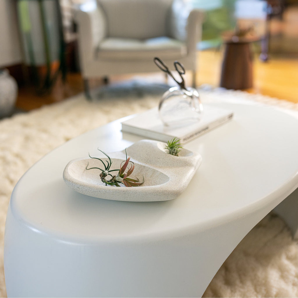 Nook Coffee Table With River Stone Inspired Curves by Patrick Cain Designs
