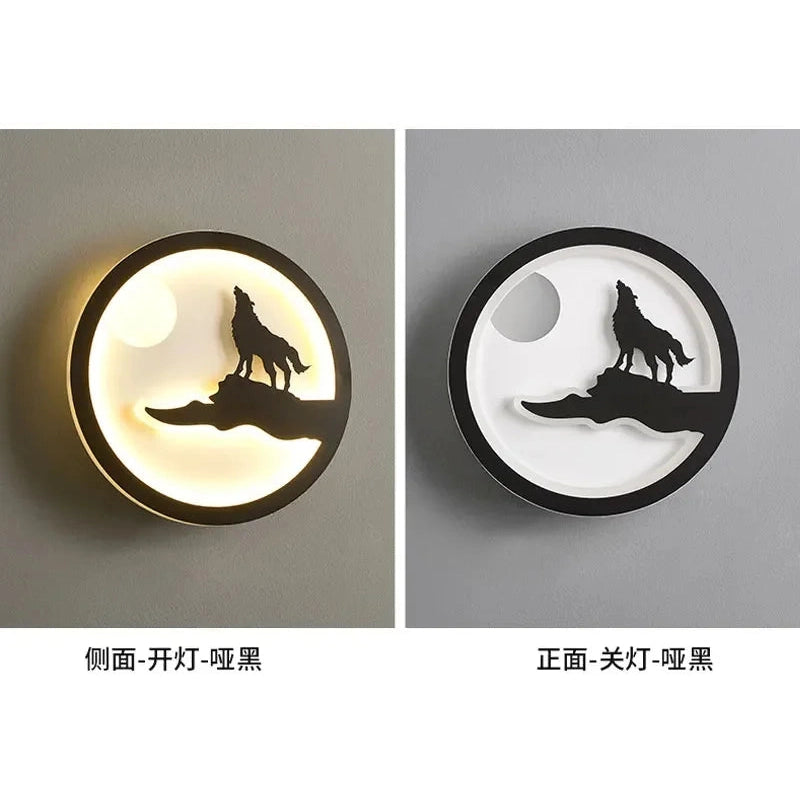 Nordic Character Glow Wall Lamp Slim | Dlight Decor