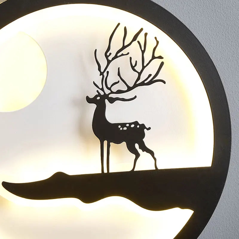 Nordic Character Glow Wall Lamp Slim | Dlight Decor