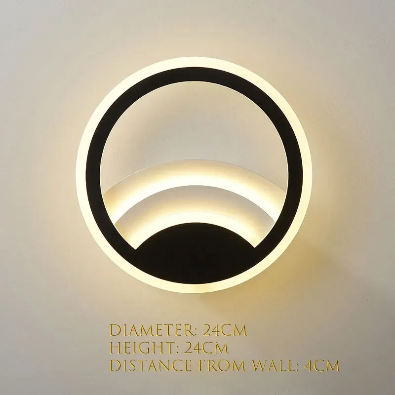 Nordic Character Glow Wall Lamp Slim | Dlight Decor