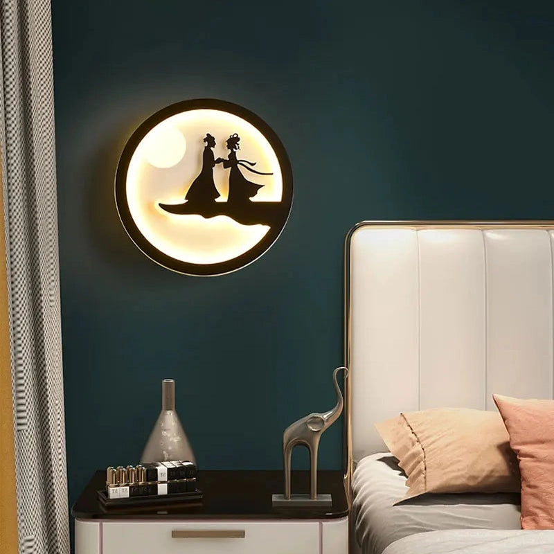Nordic Character Glow Wall Lamp Slim | Dlight Decor
