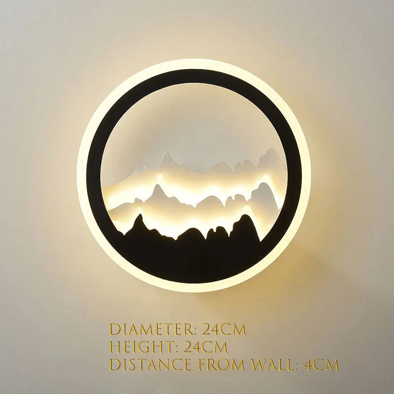 Nordic Character Glow Wall Lamp Slim | Dlight Decor