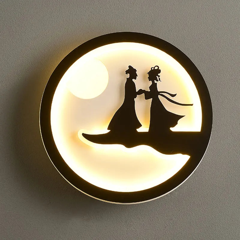 Nordic Character Glow Wall Lamp Slim | Dlight Decor