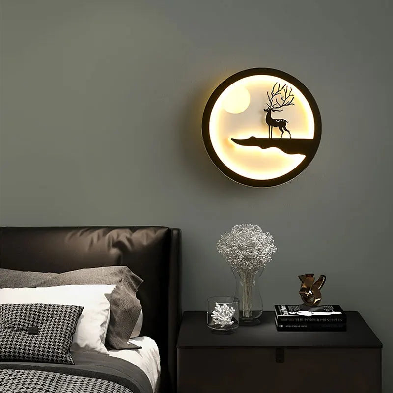 Nordic Character Glow Wall Lamp Slim | Dlight Decor