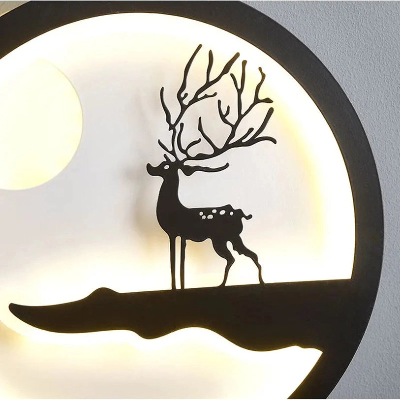 Nordic Character Glow Wall Lamp Slim | Dlight Decor