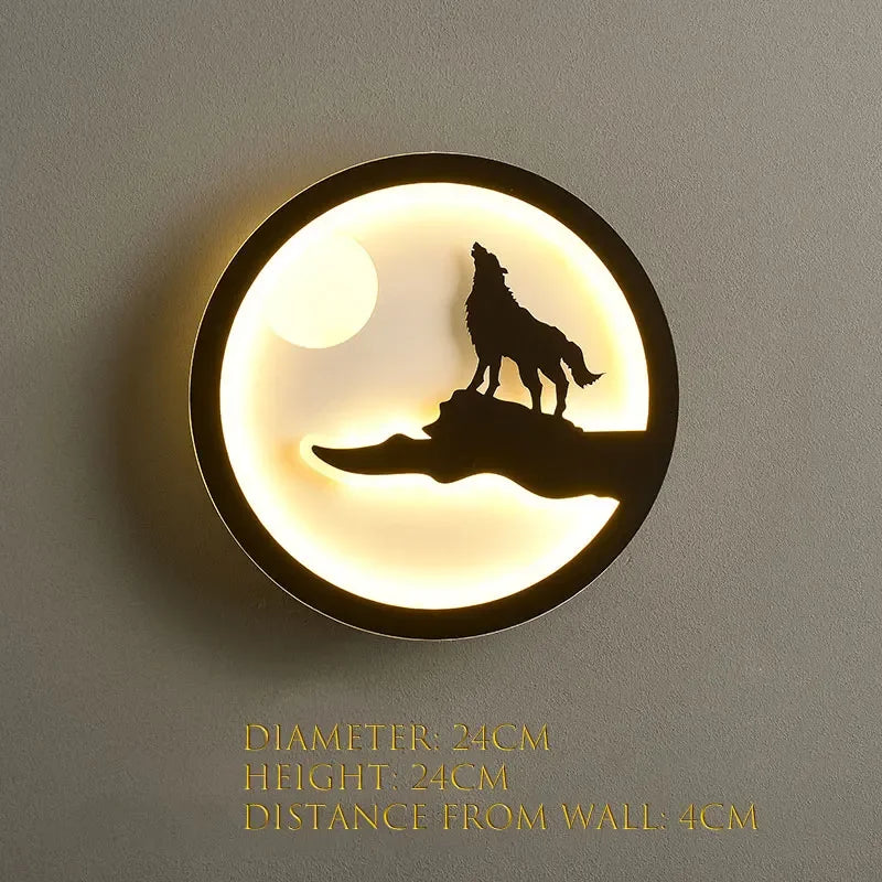 Nordic Character Glow Wall Lamp Slim | Dlight Decor