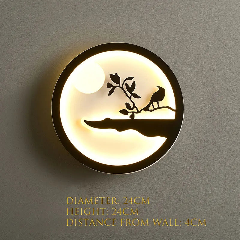 Nordic Character Glow Wall Lamp Slim | Dlight Decor