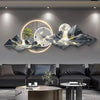 Nordic Silent LED Ambient Wall Clock | Dlight Decor