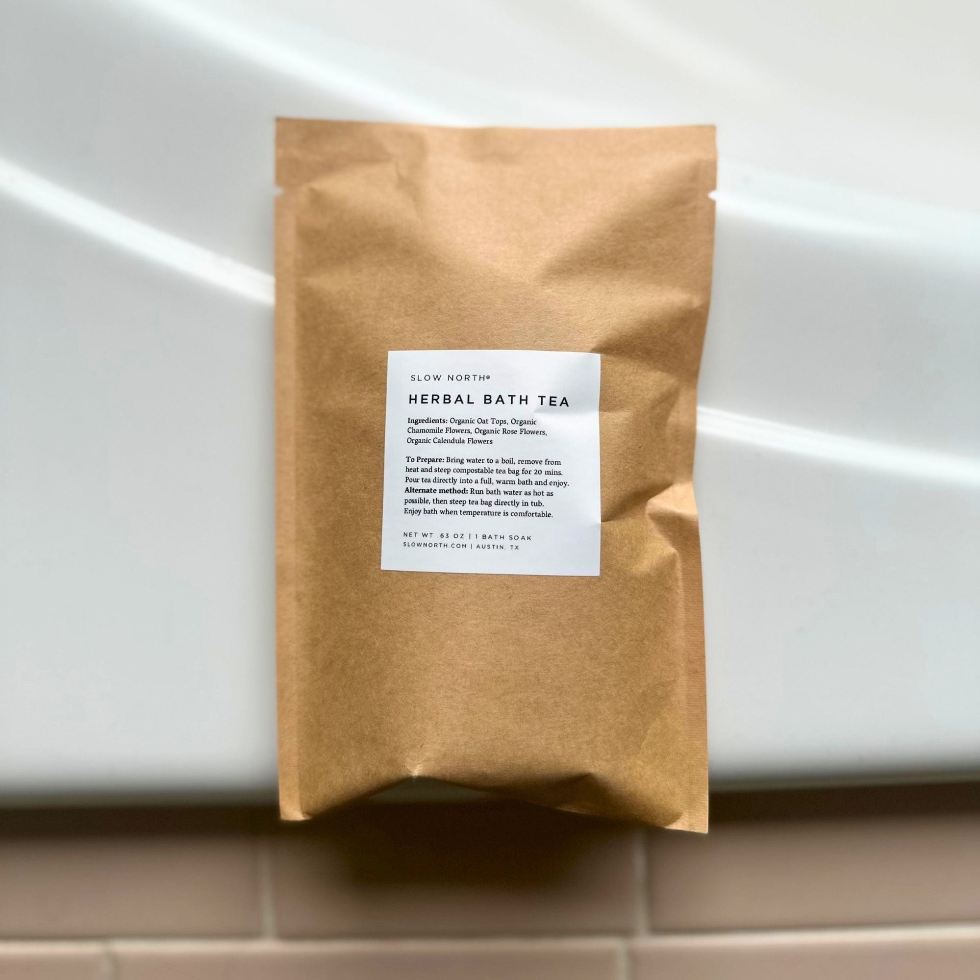Nourishing Soothing Herbal Bath Tea Single | DC-Slow North