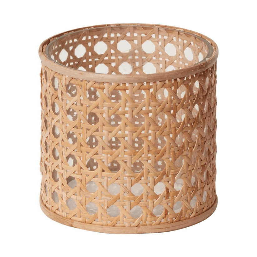 Oliver Cane Votive Candle Holder