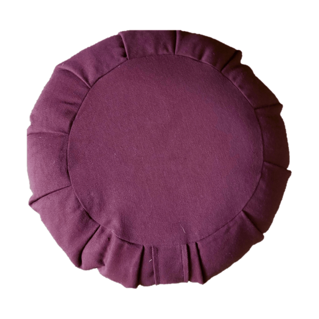 Organic Buckwheat Hulls Zafu Round Cushion | DC-OMSutra