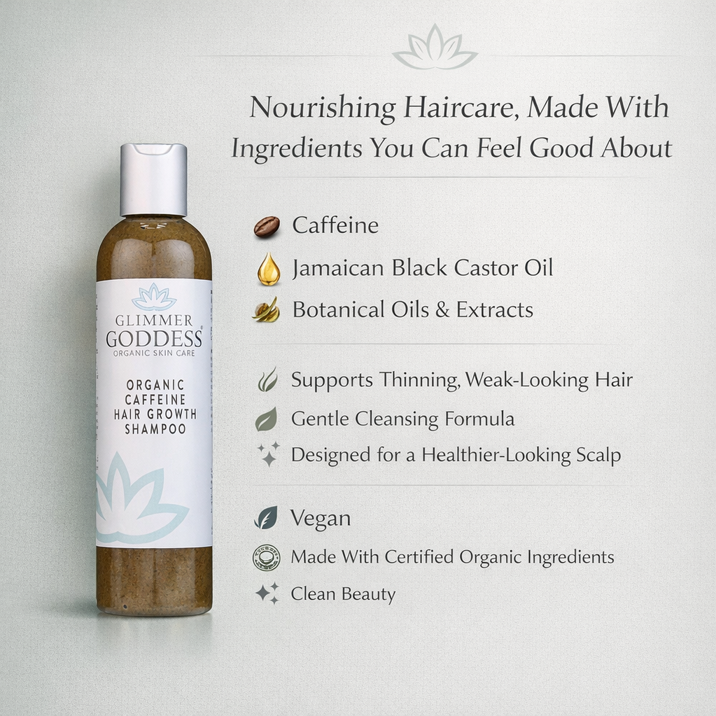 Organic Caffeine Hair Growth Shampoo | Rosemary & Peppermint
