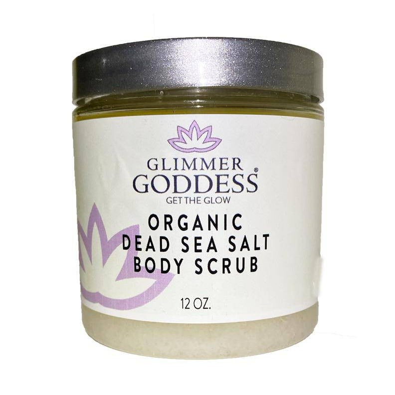 Organic Dead Sea Salt Body Scrub | Glimmer Goddess