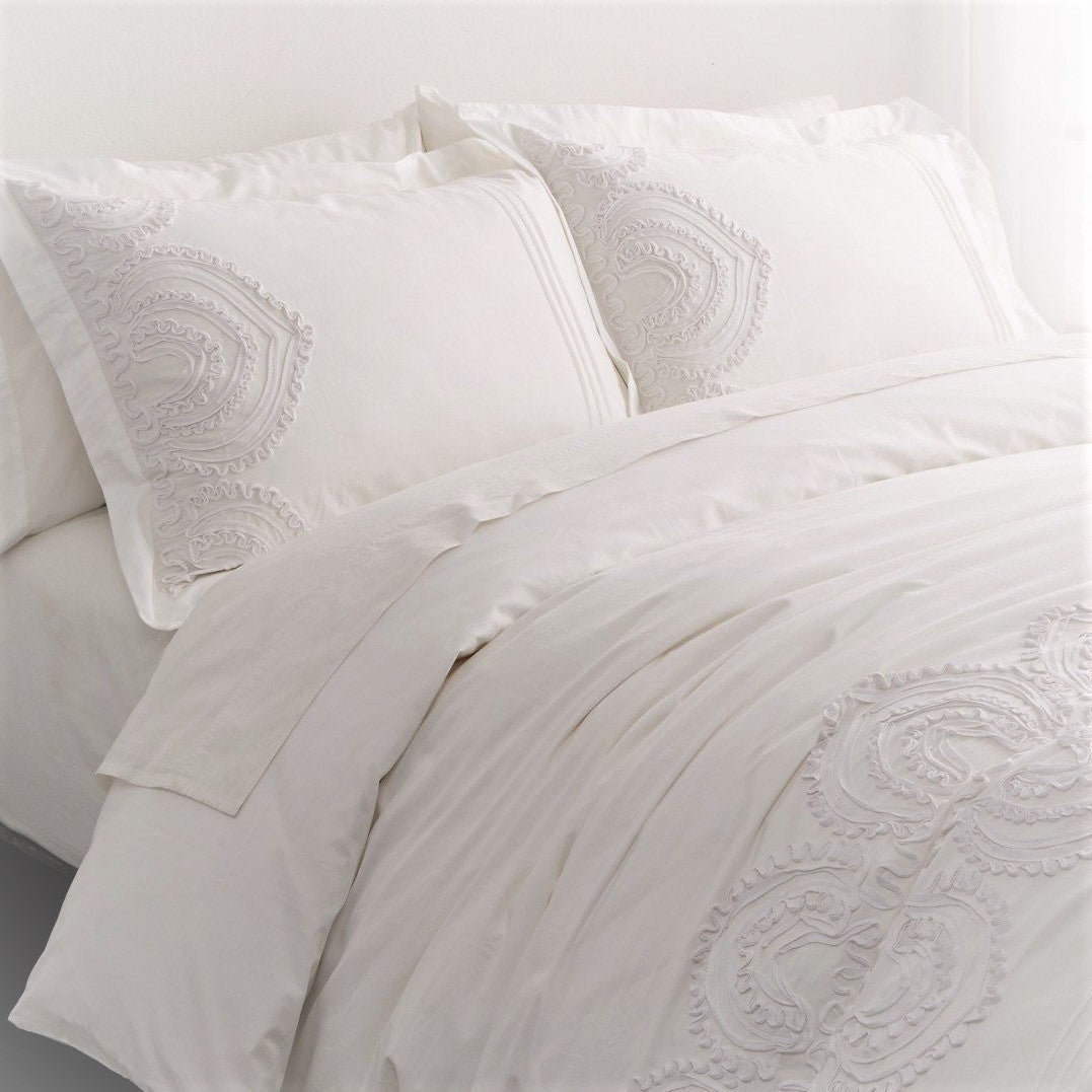 Padma Embroidered Duvet Set by Mélange Home