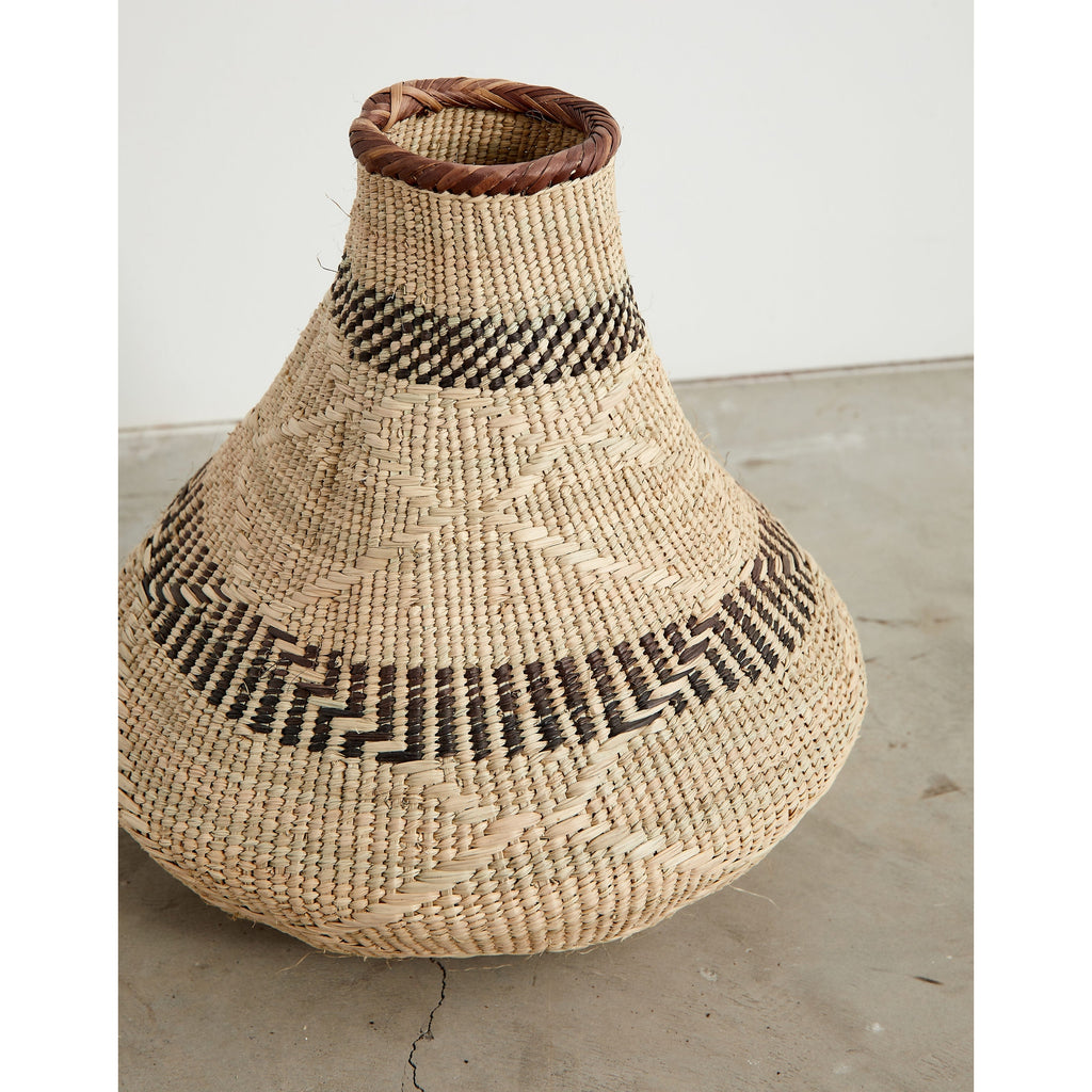 Patterned Binga Nongo Gourd Woven Basket