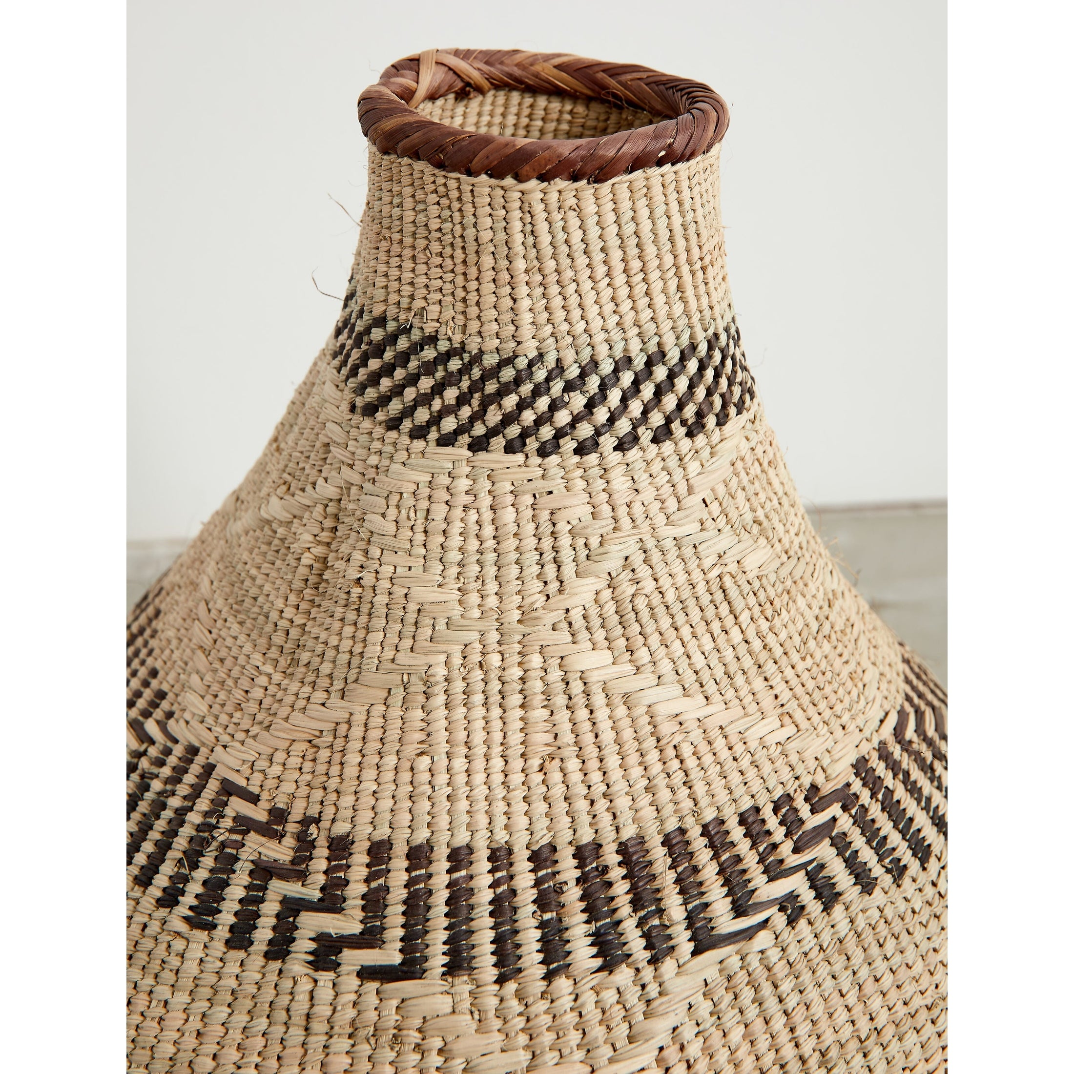 Patterned Binga Nongo Gourd Woven Basket