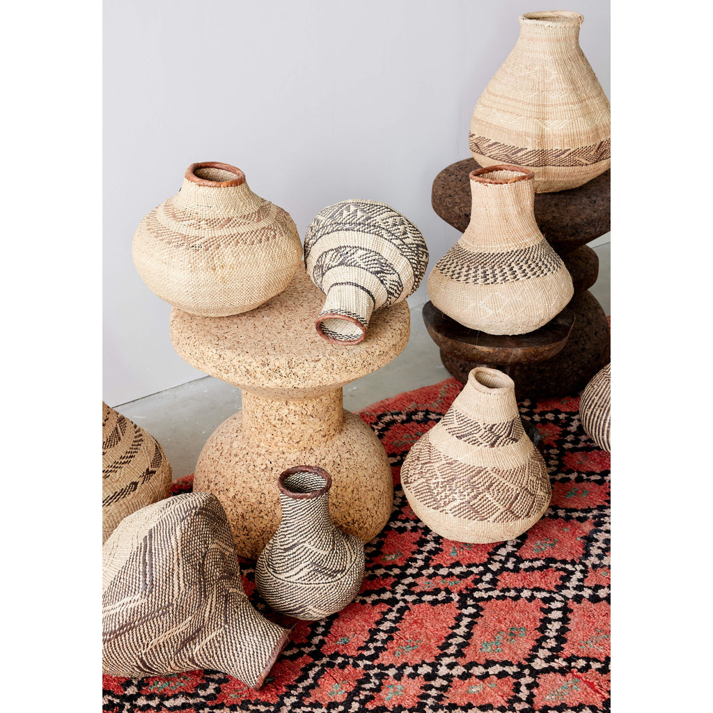 Patterned Binga Nongo Gourd Woven Basket