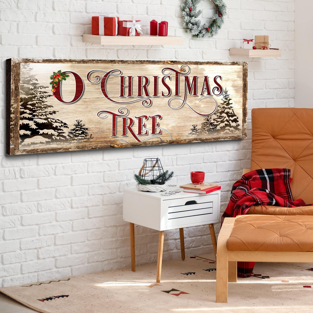 Personalized Canvas Christmas Sign | Tailored Canvases