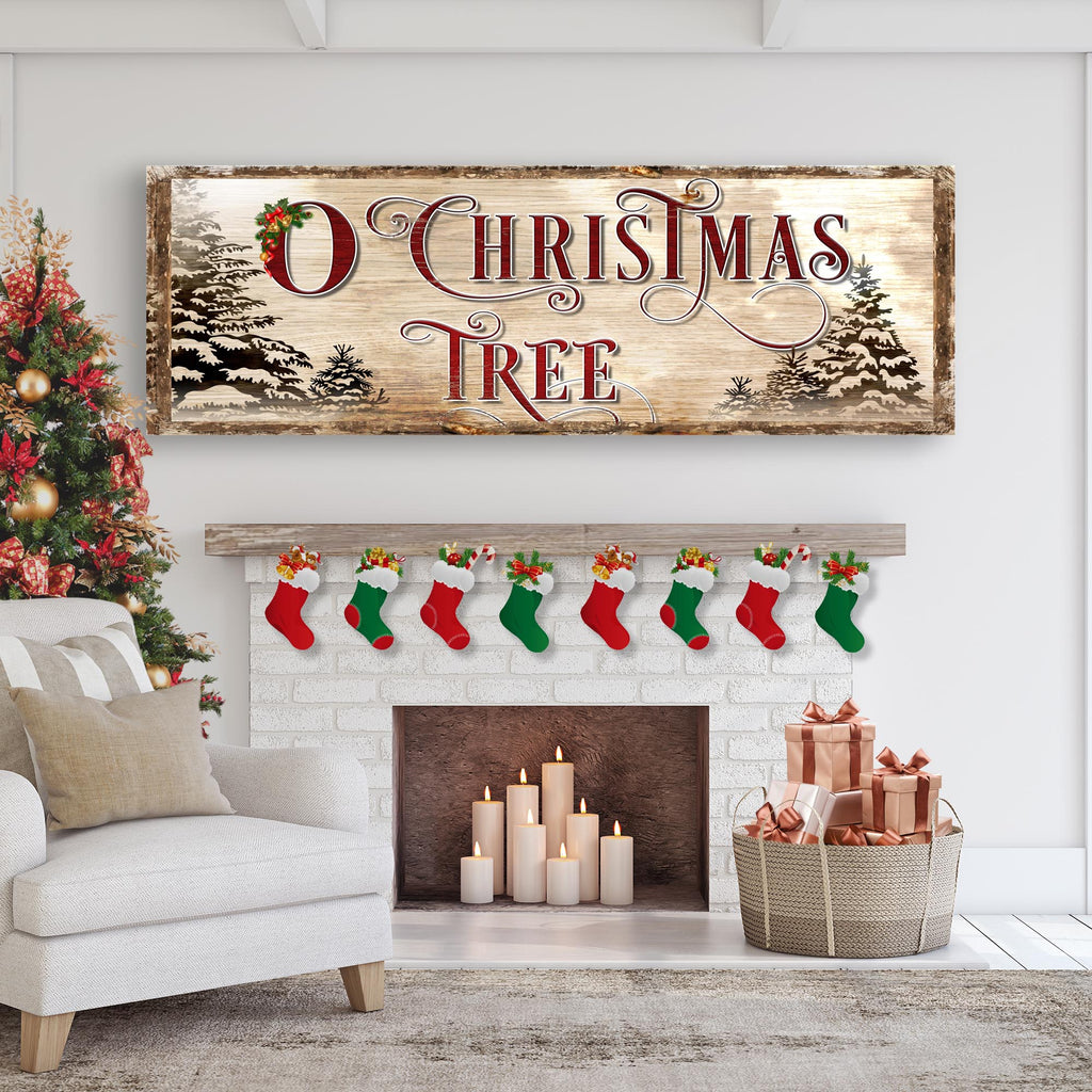 Personalized Canvas Christmas Sign | Tailored Canvases
