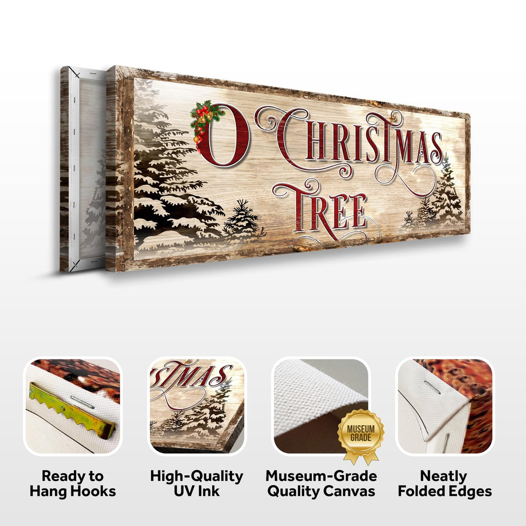 Personalized Canvas Christmas Sign | Tailored Canvases