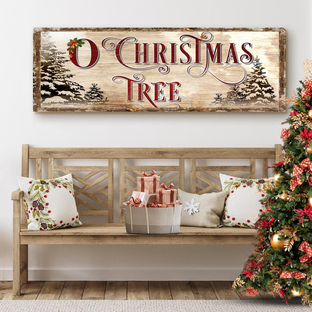 Personalized Canvas Christmas Sign | Tailored Canvases