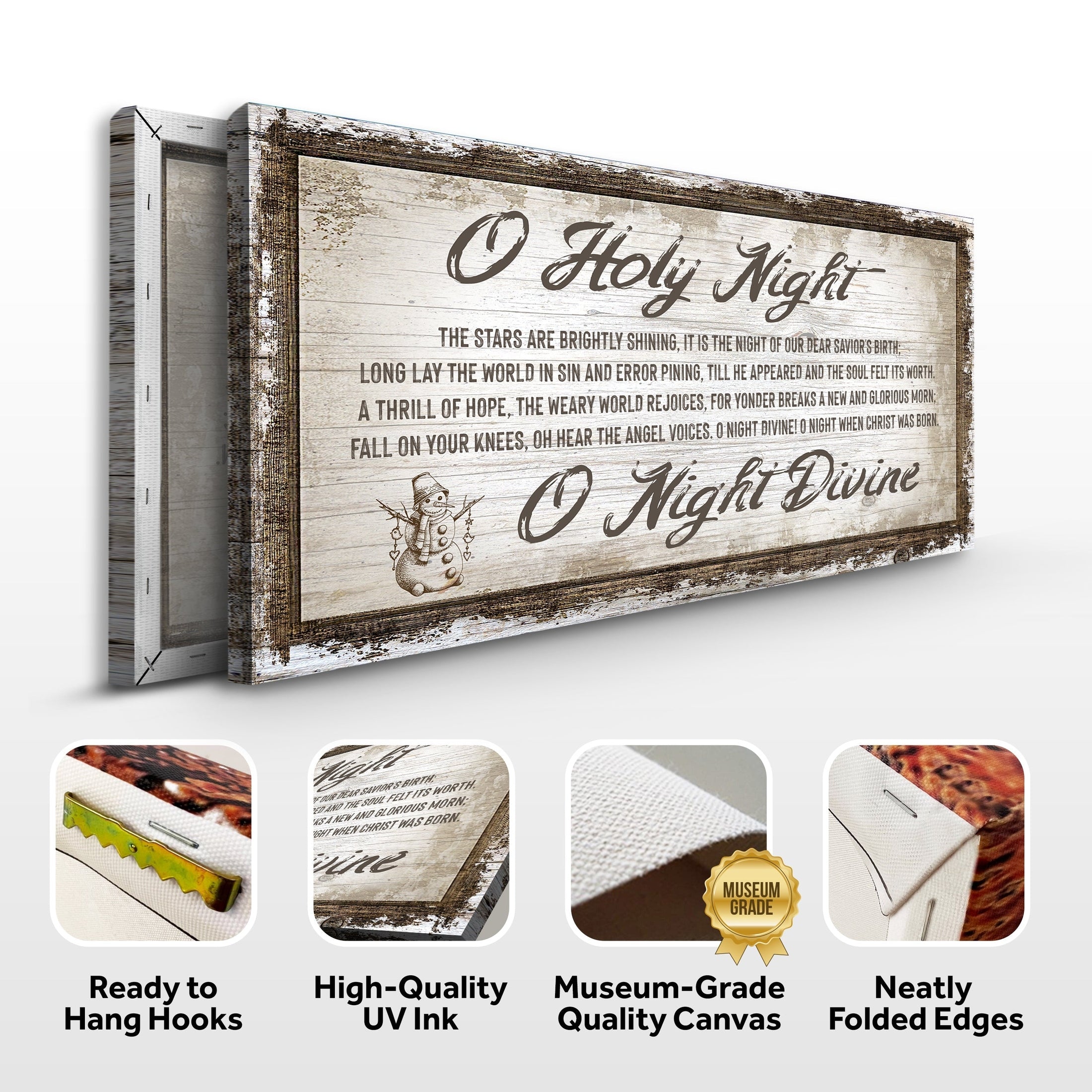 Personalized Christmas Canvas Sign | Tailored Canvases