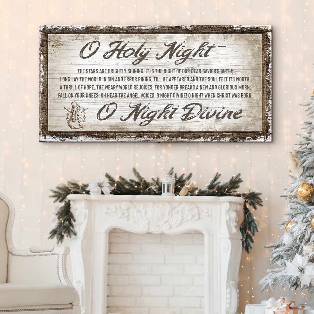 Personalized Christmas Canvas Sign | Tailored Canvases