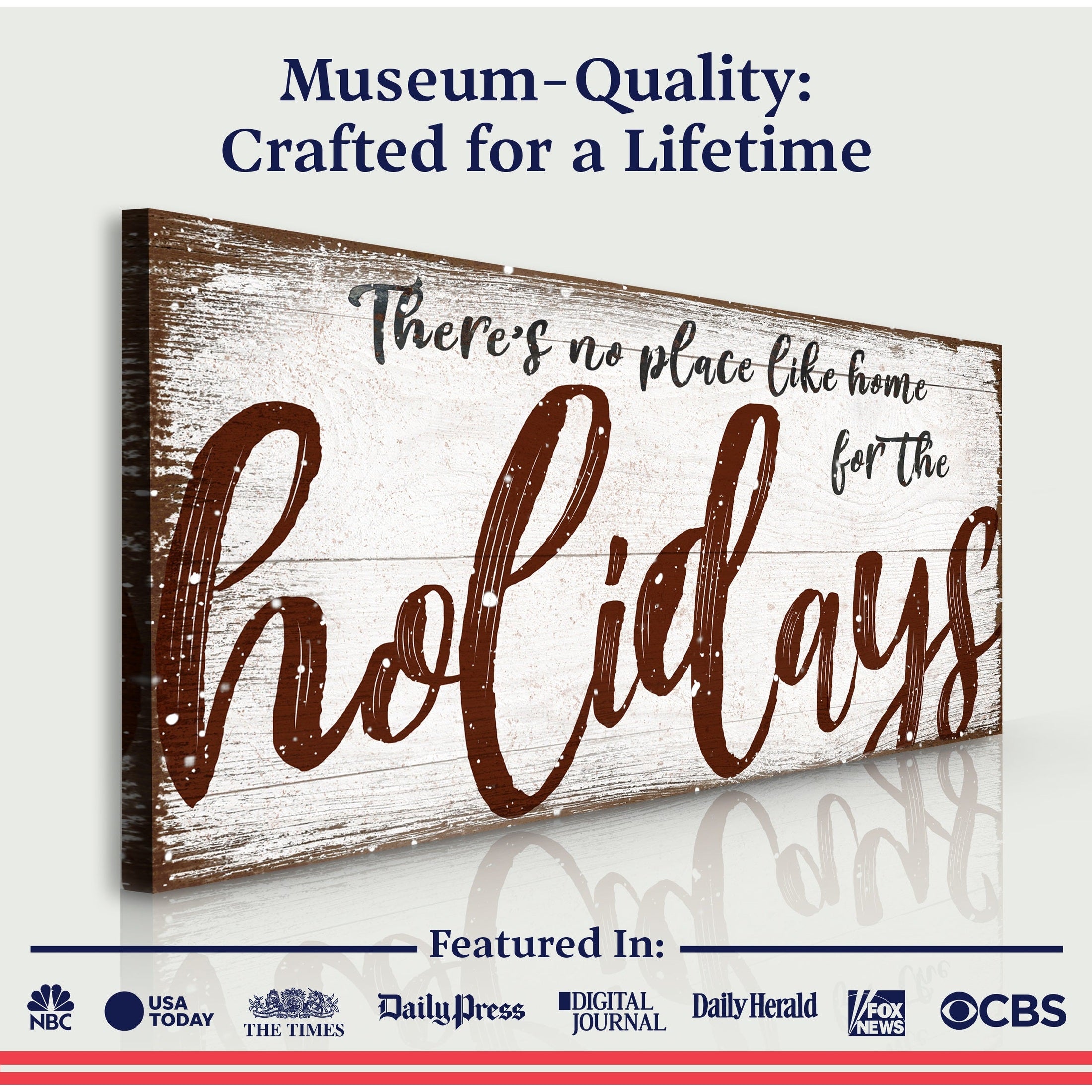 Personalized Christmas Canvas Sign | Tailored Canvases