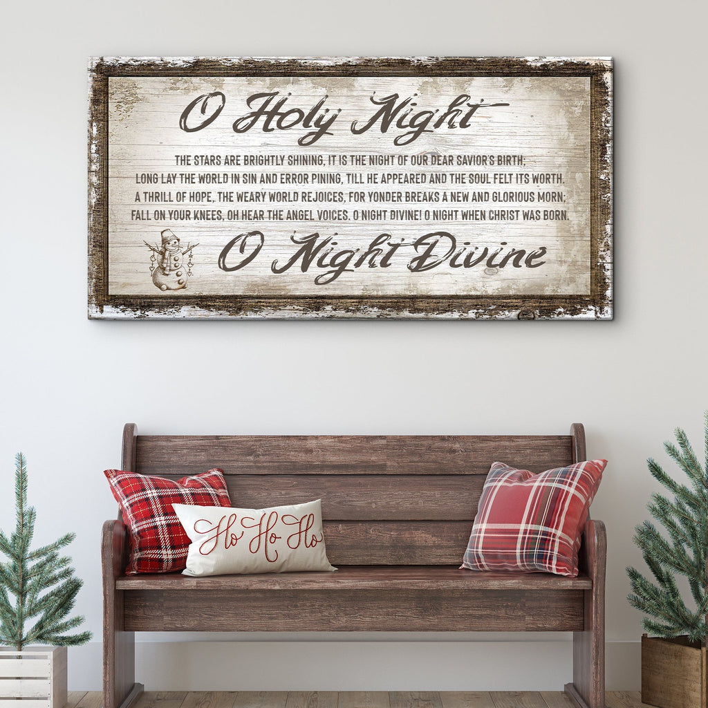 Personalized Christmas Canvas Sign | Tailored Canvases