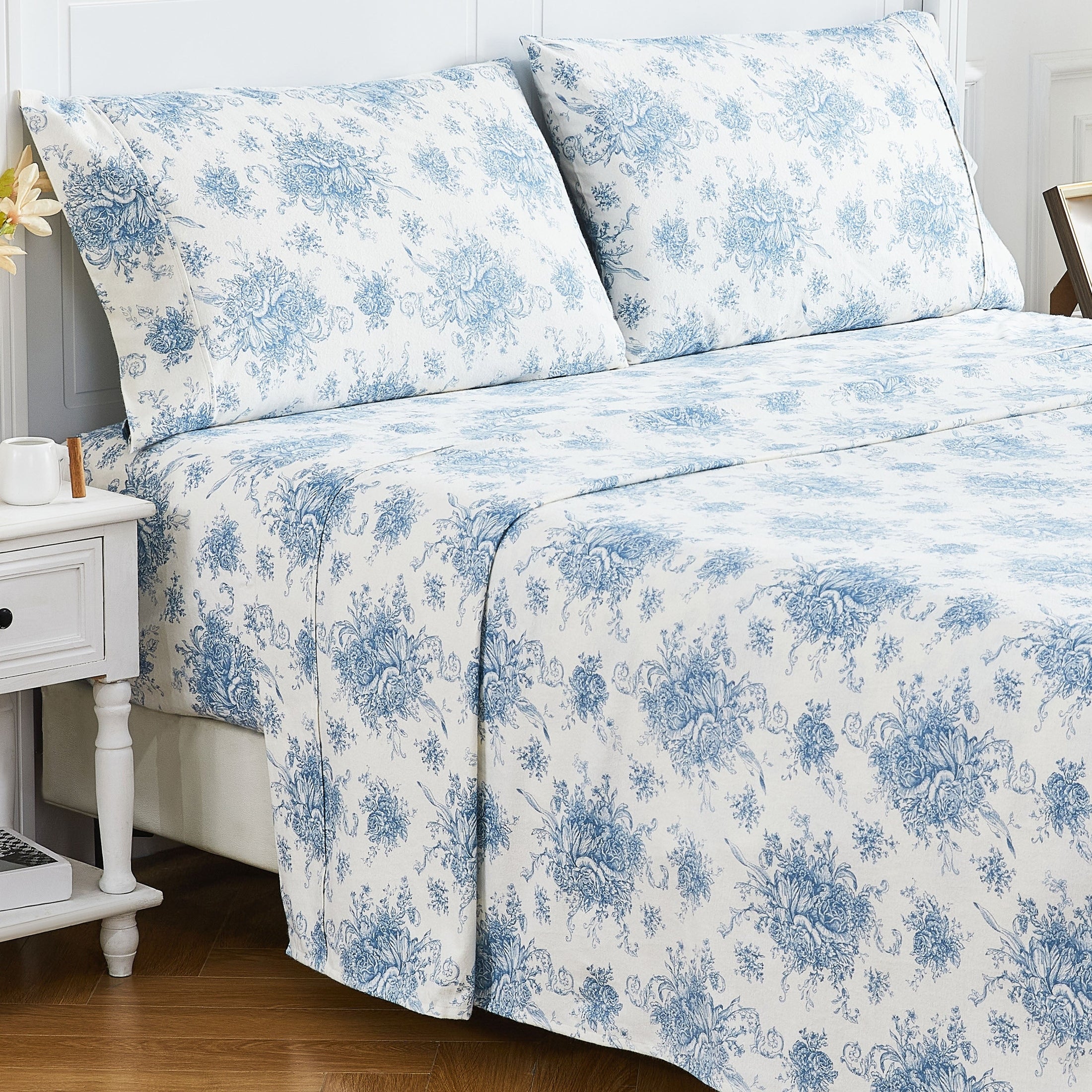 Petit Toile Flannel Sheet Sets by Mélange Home