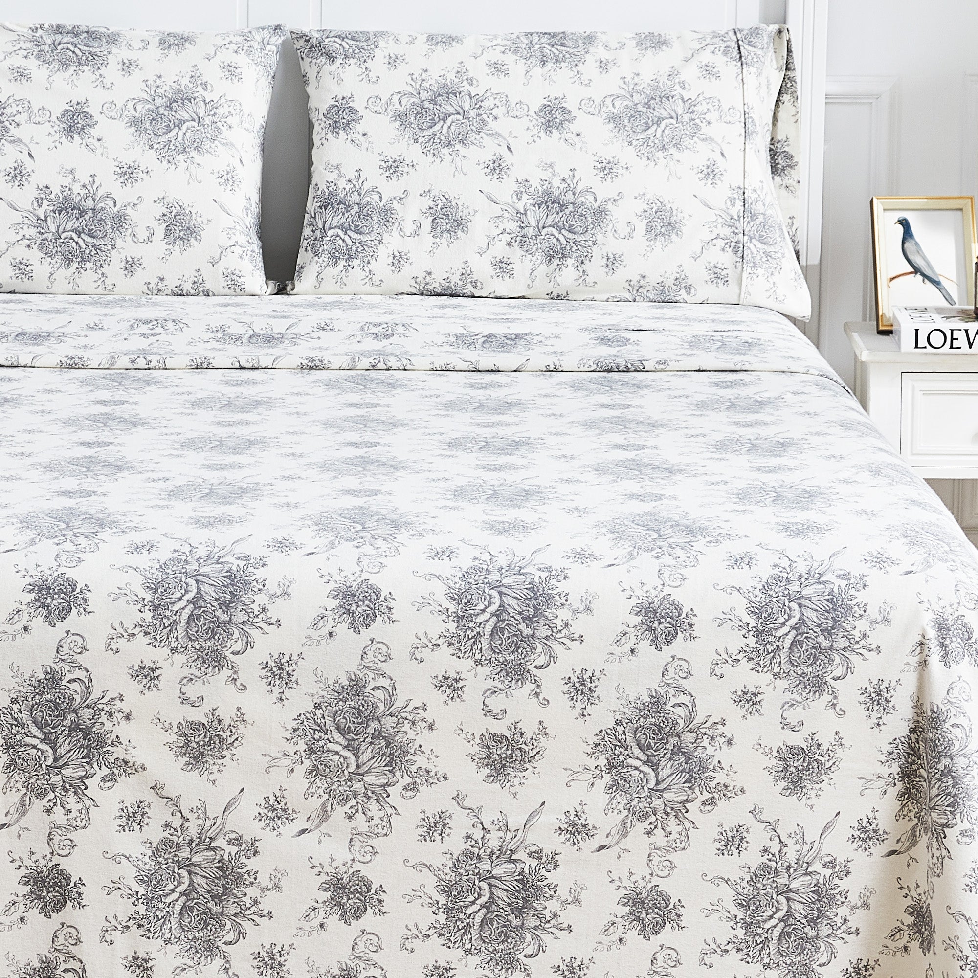 Petit Toile Flannel Sheet Sets by Mélange Home