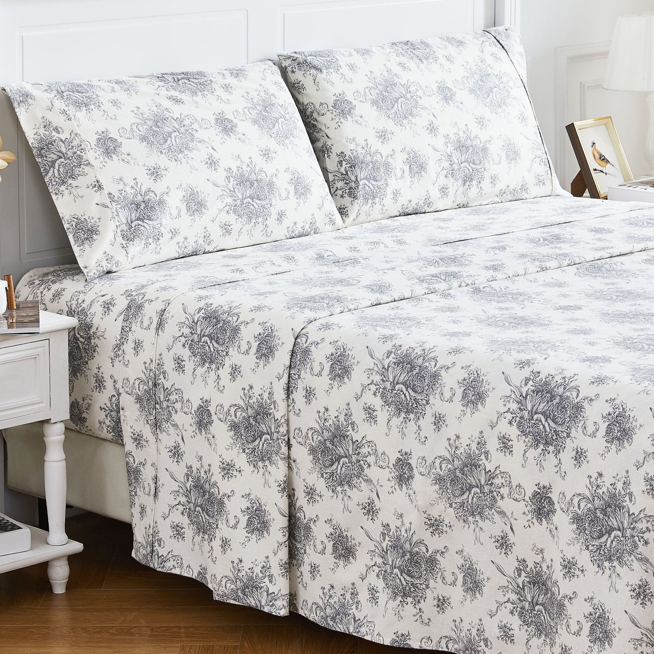 Petit Toile Flannel Sheet Sets by Mélange Home