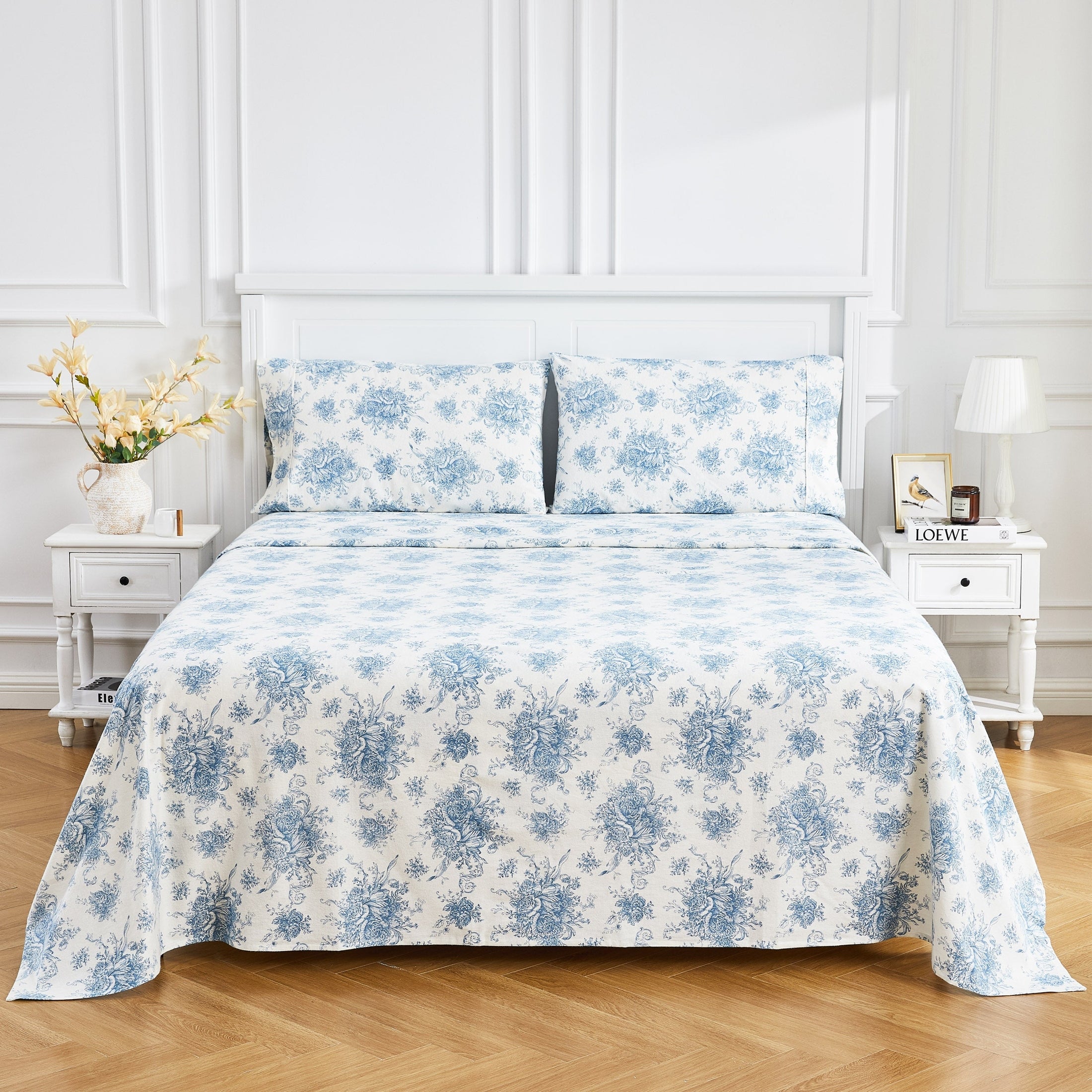 Petit Toile Flannel Sheet Sets by Mélange Home
