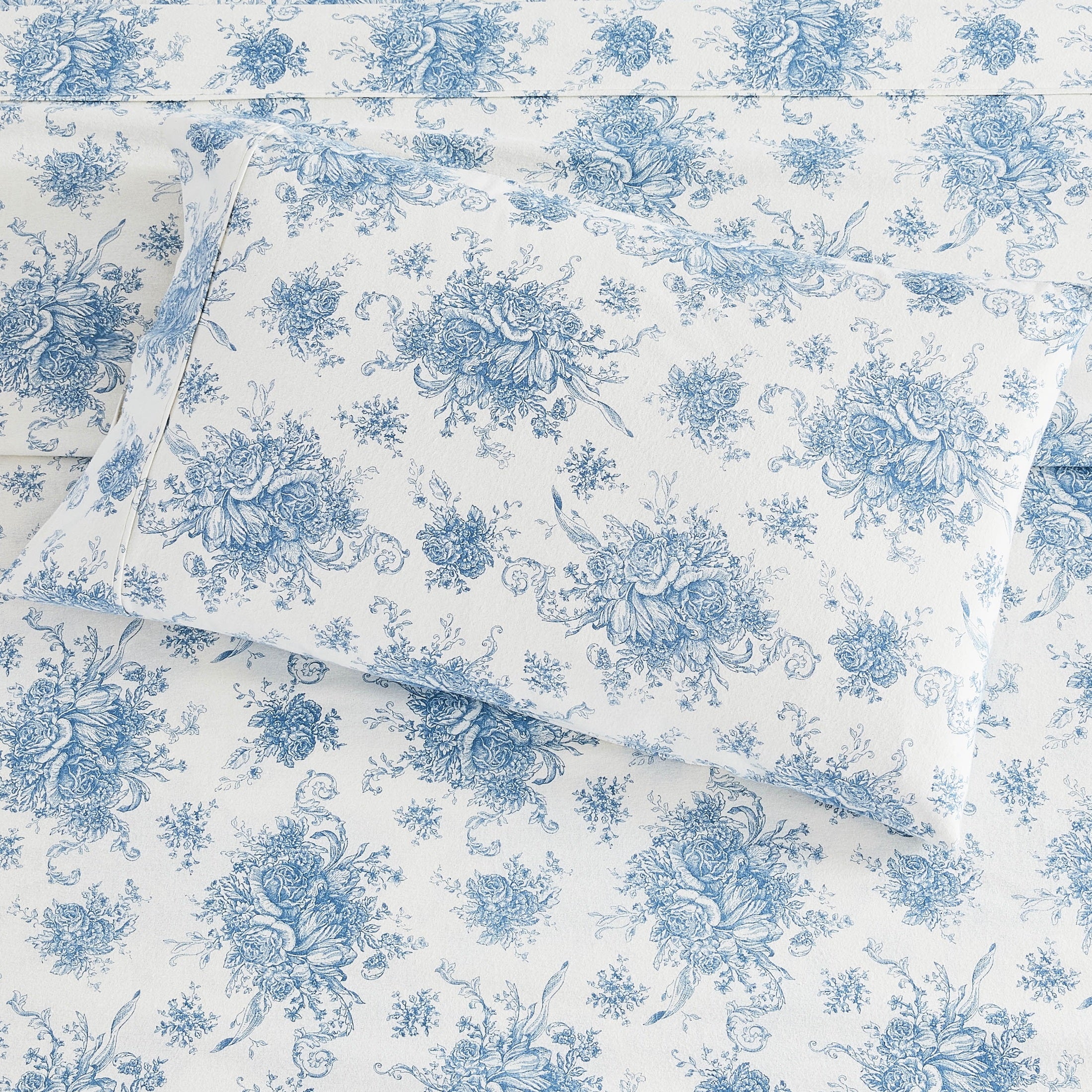 Petit Toile Flannel Sheet Sets by Mélange Home