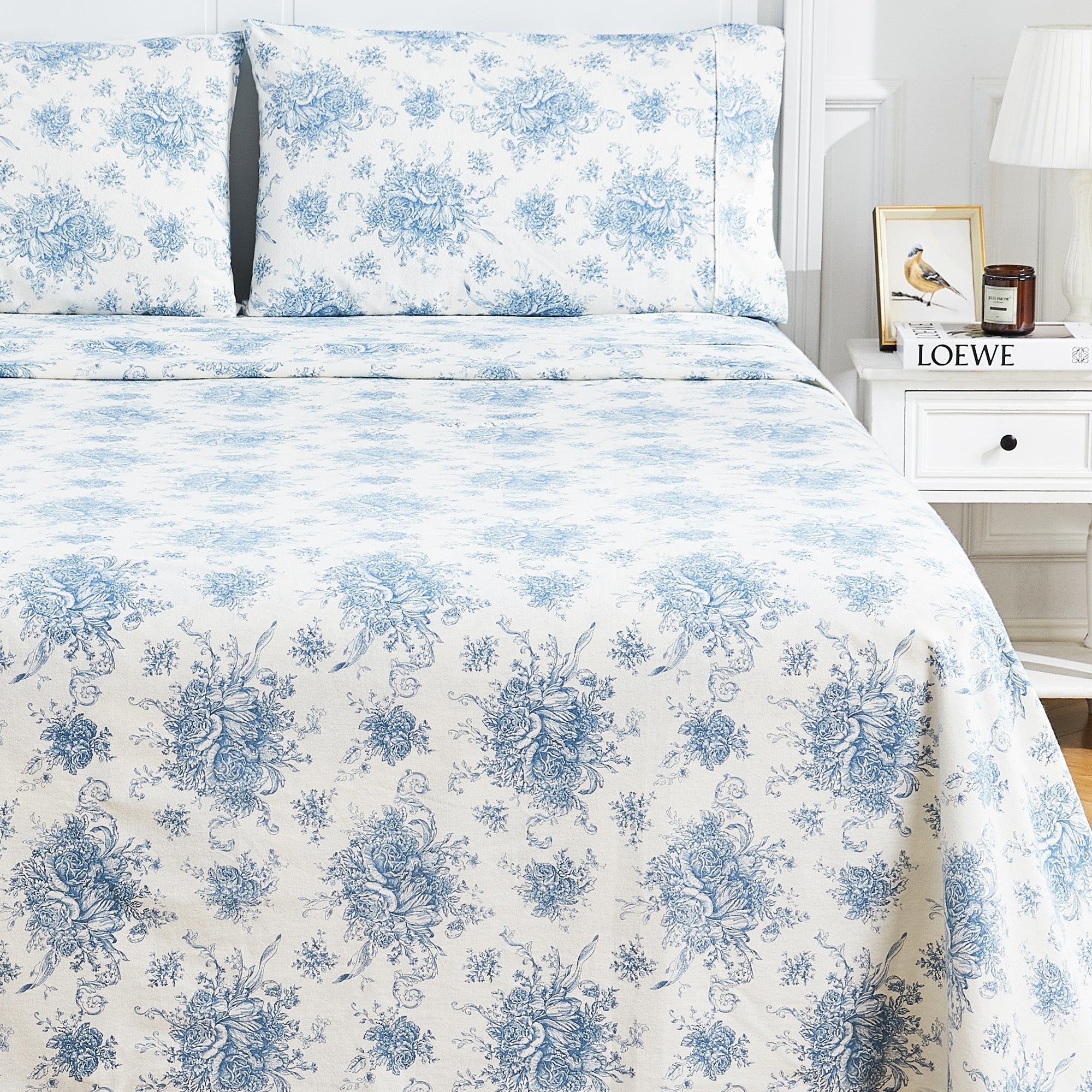 Petit Toile Flannel Sheet Sets by Mélange Home