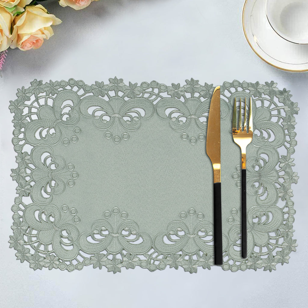 Placemats with European Embroidery - The Creola Collection