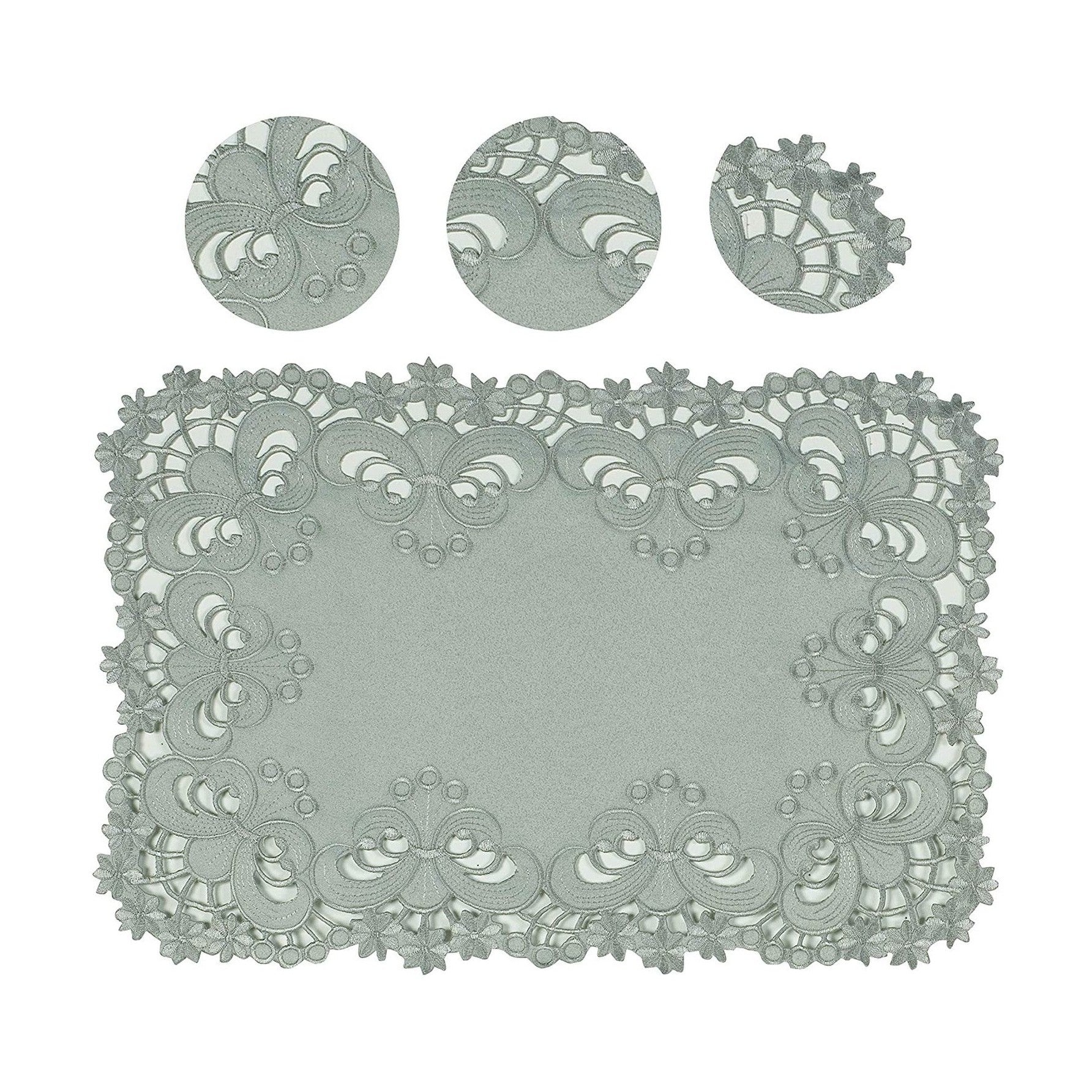 Placemats with European Embroidery - The Creola Collection