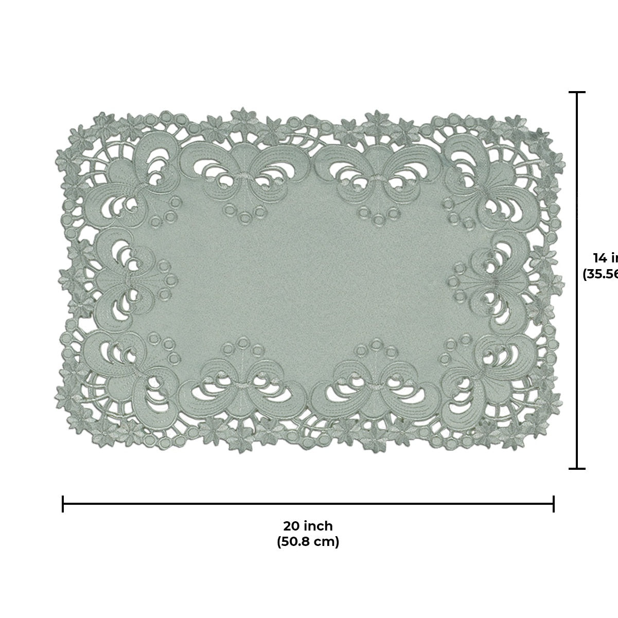 Placemats with European Embroidery - The Creola Collection