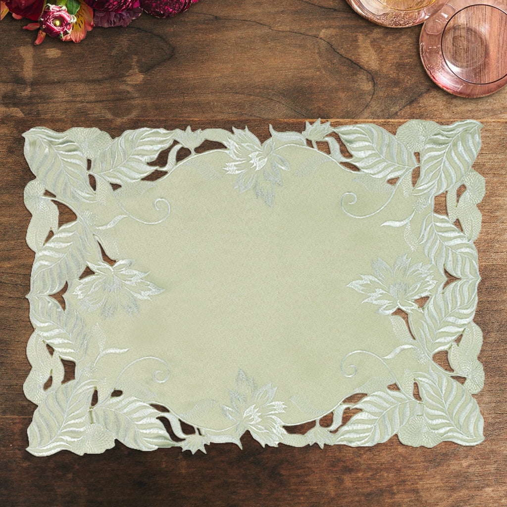 Placemats with European Embroidery - The Daulton Collection